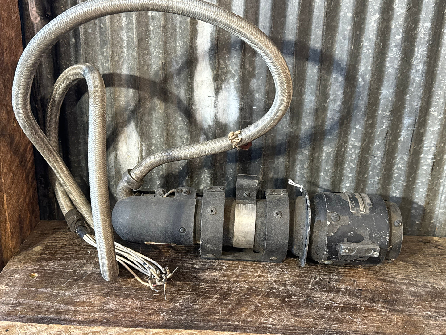 Vintage Military ID-15/APA Radar Indicator Scope / CRT Display Assembly
