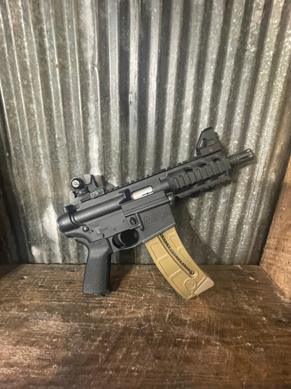 Smith & Wesson M&P15-22P .22 LR AR-Style Pistol – Quad Rail & Folding Sights