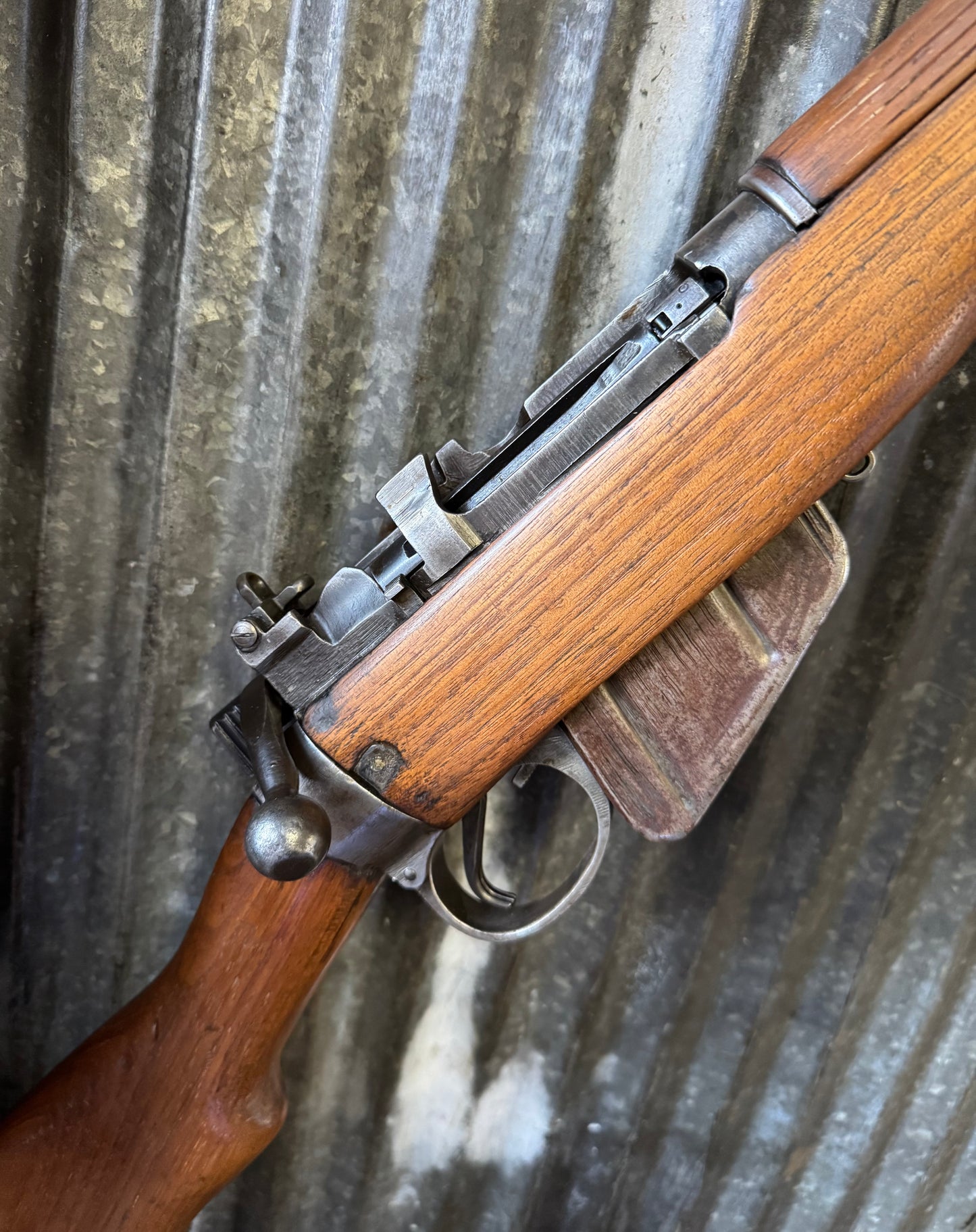 Original WWII British Lee-Enfield No.4 Mk I rifle 1943 W/ Bayonet