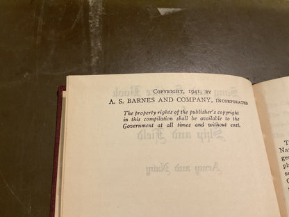 WWII Song & Service Worship Book for Ship & Field