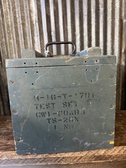 WWII Radar Test Set CWI-60ABJ (TS-20A) – Complete w/ Cable