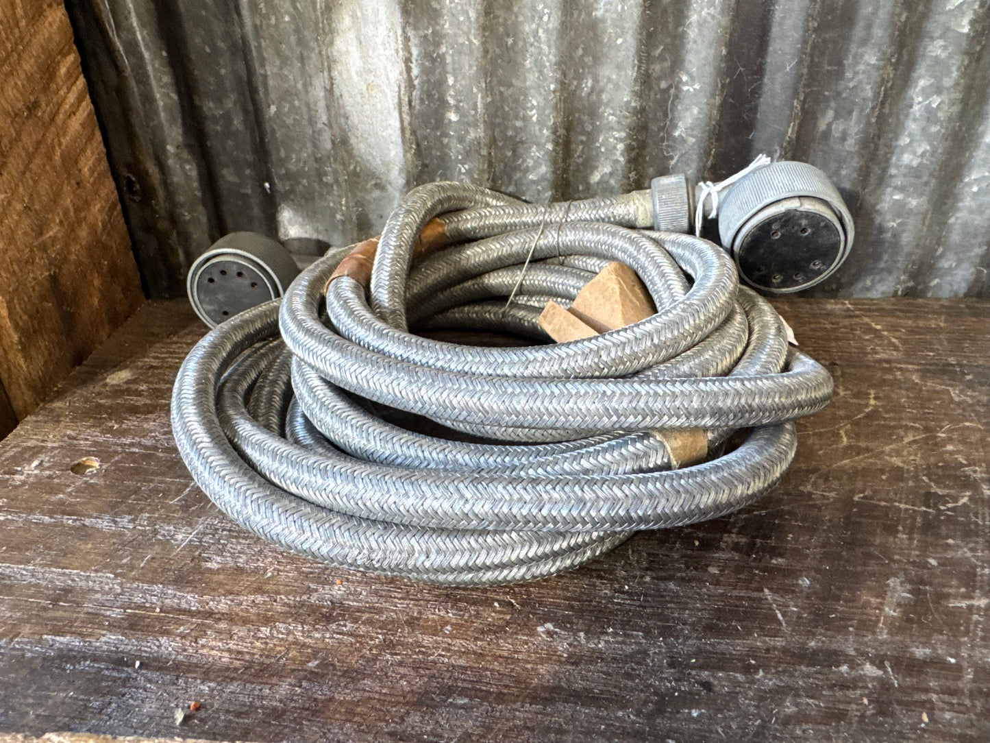 WWII Military Braided Shielded Interconnect Cable Assembly – Extra Long
