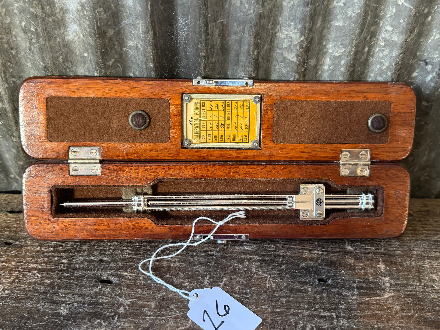 U.S. Navy Type CG-60ABO General Radar Wavemeter – General Electric
