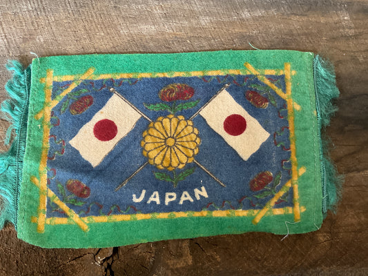 WWI Tobacco Felt Flag (approx 9x6)