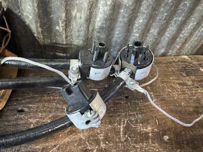 WWII U.S. Aircraft IFF Radar Adapter Junction Box J-25/APX-2 – Complete Cable Assembly