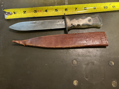 WWII Theatre Knife silver handle