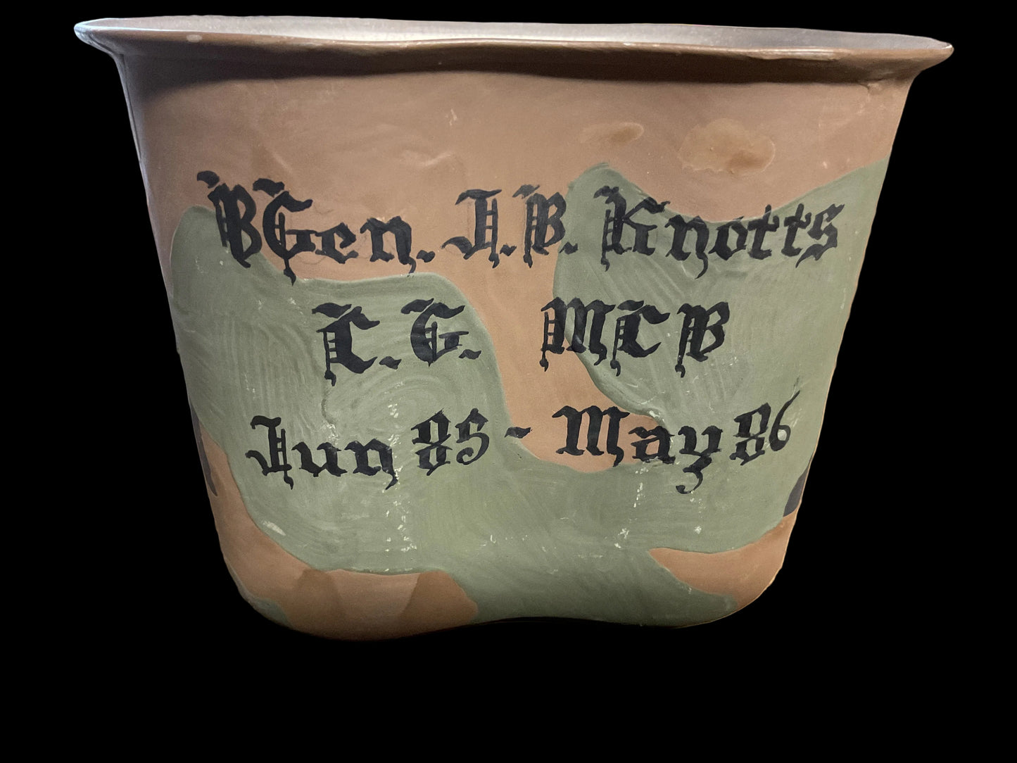 Personalized U.S. Military Canteen Cup-Brig. General J.P. Knott-CG-MCB-1985-1986