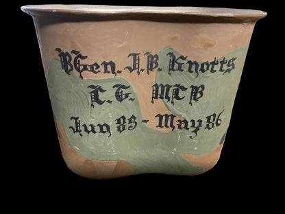 Personalized U.S. Military Canteen Cup-Brig. General J.P. Knott-CG-MCB-1985-1986