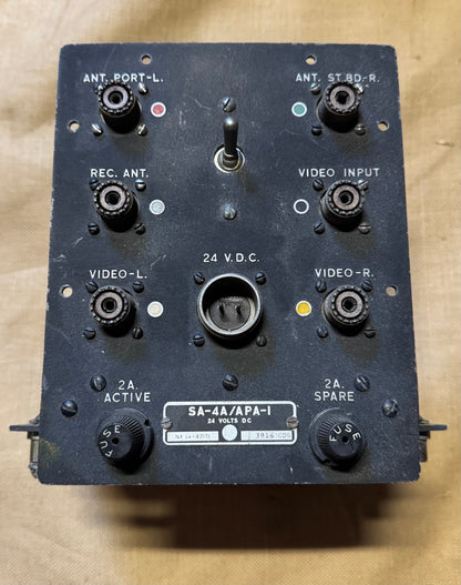 WWII SA-4A/APA-1 Radar Antenna Signal Switch Unit