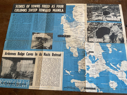 WWII NEWS MAP