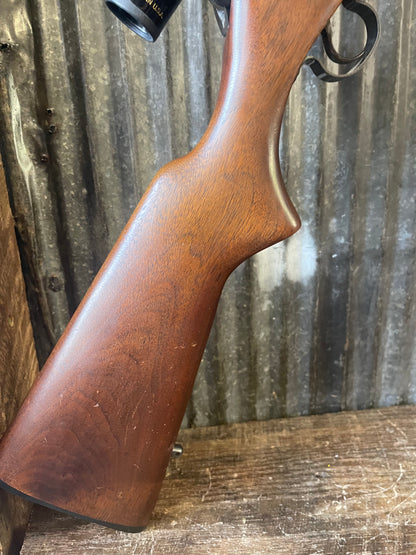 Savage Model 342 .22 Hornet Bolt Action Rifle w/ Burris 3-9x Scope