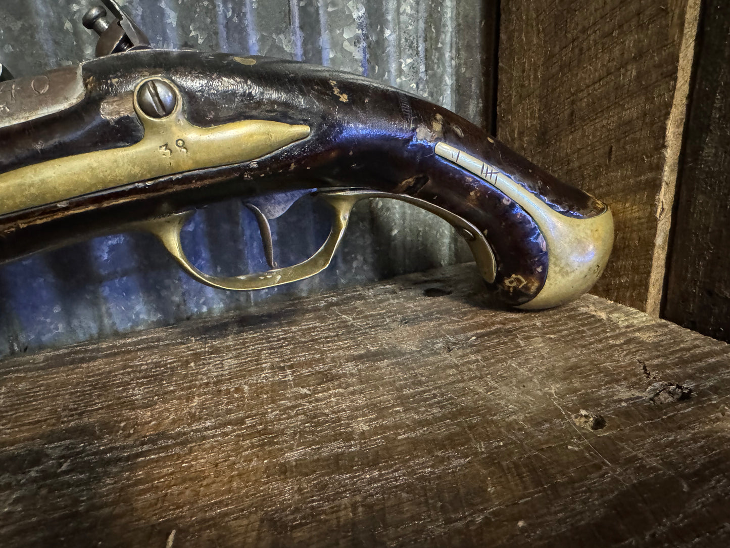 1772 Danish Dragoon Flintlock Pistol