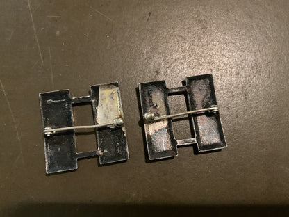 WWII ARMY Captain Rank Shoulder Insignia Pins