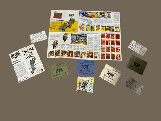 GI Joe Vintage Manual & Paperwork Grouping