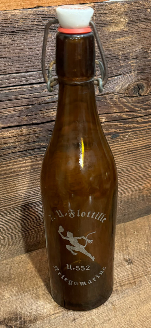 Beer Bottle From German U-Boat 552