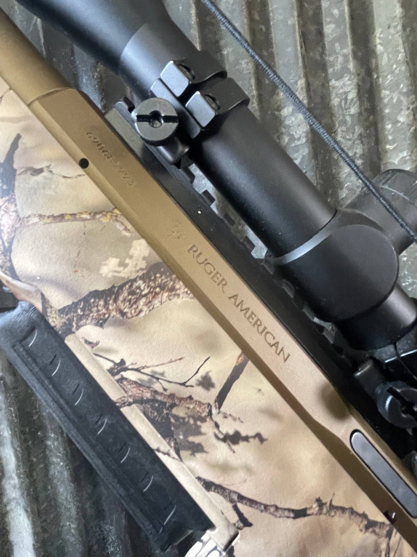 Ruger American .300 Win Mag Bolt-Action Rifle - Camo/Bronze Finish - Excellent Condition