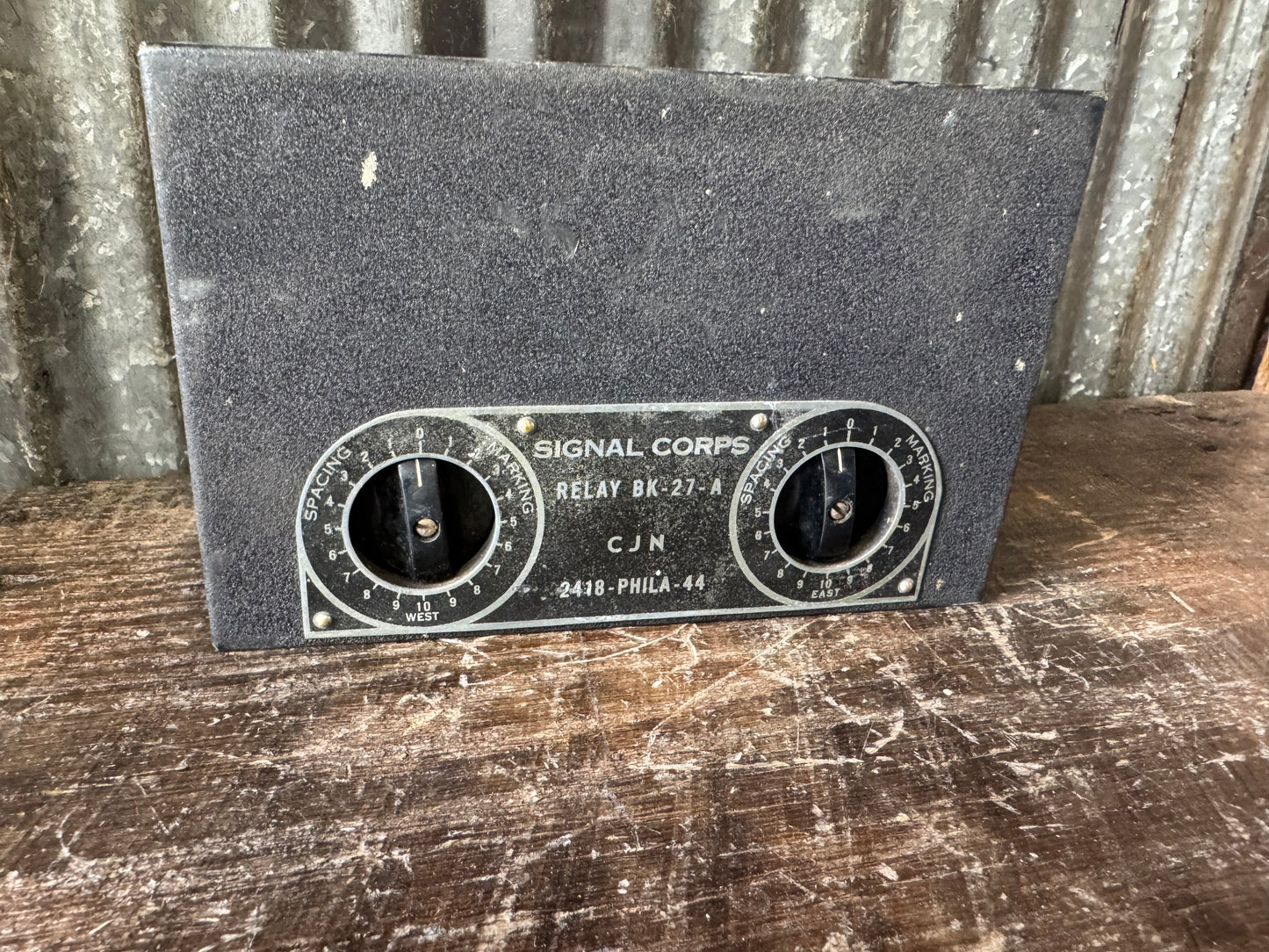 WWII U.S. Army Signal Corps Relay BK-27-A