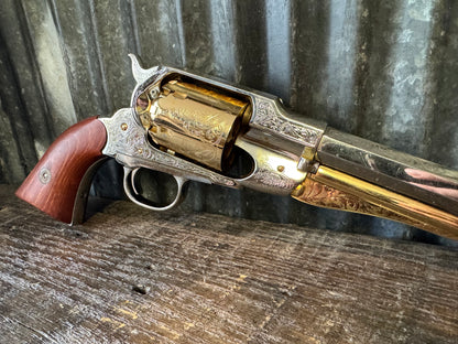 ASM Reproduction 1858 Remington Silver & Gold