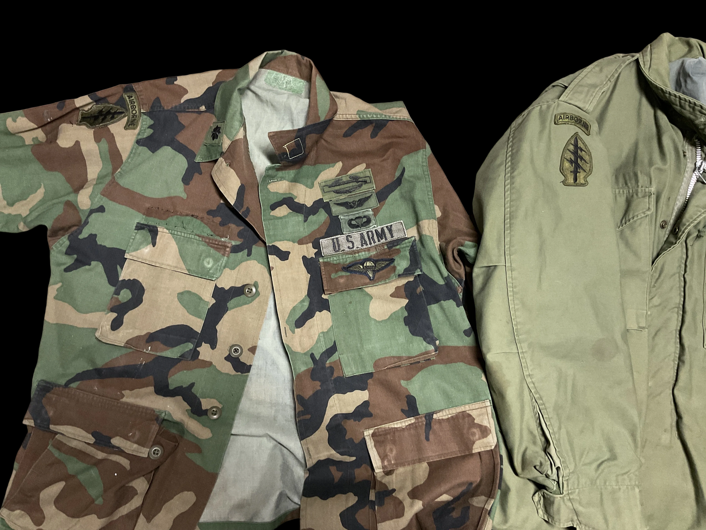 Collection of Special Forces Vietnam Era Gear