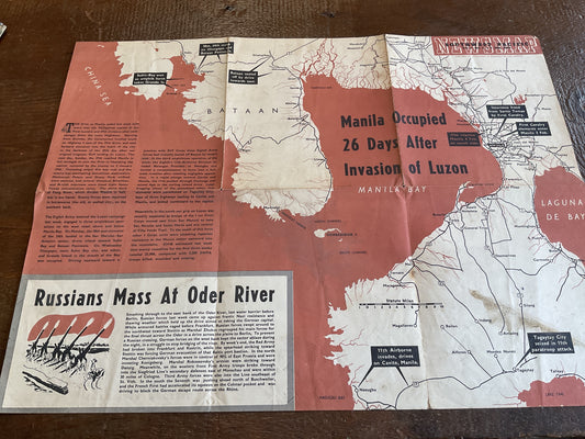 WWII News Map