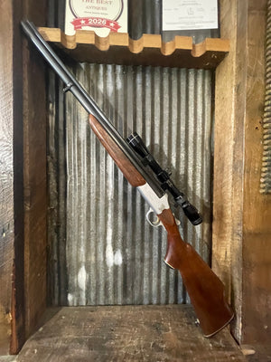 Savage Model 24B-DL Deluxe .22 Magnum / 20 Gauge Over-Under Combination Gun – Scoped