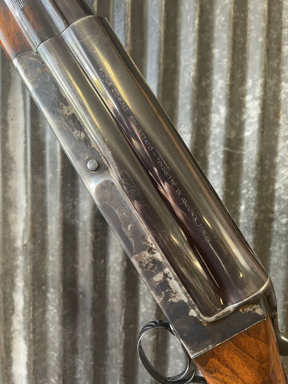 Exceptional 1950s Cosmi Brevettato Special-Order 12 Gauge – Three-Barrel Set – Case-Hardened Receiver – English Straight-Hand Stock – Original Fitted Case – Robert Foman Provenance