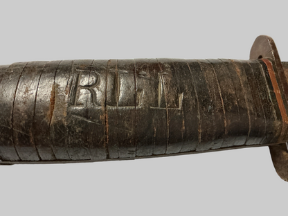 WWII ERA Fighting Knife Personalized Grip