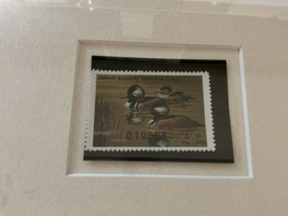 Framed 2000 Kentucky Duck Stamp Print by Tim Donovan-Signed & Numbered 5/150-Ducks Unlimited Louisville East Chapter