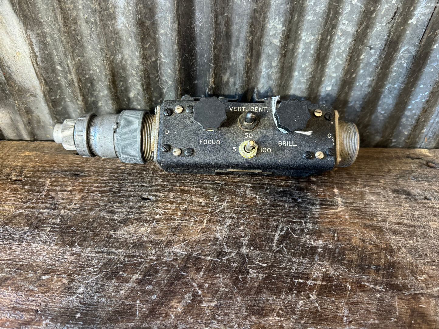 WWII U.S. Navy C-15/APA-1 Radar Indicator Control Unit