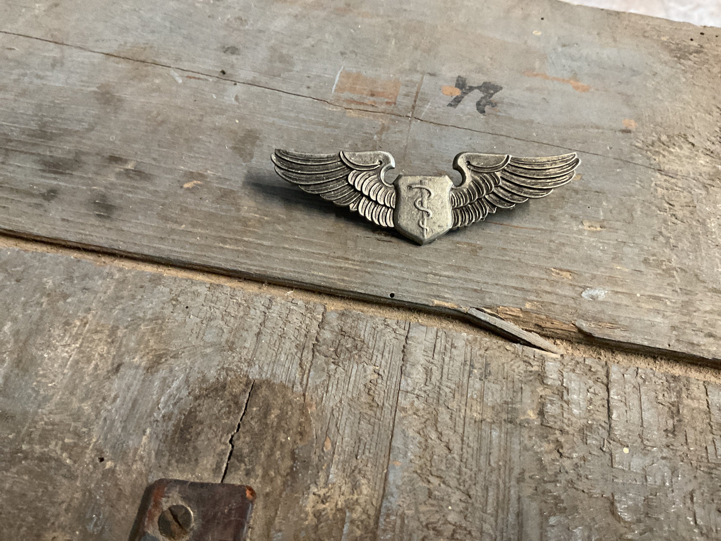 U.S. Airforce Flight Surgeon Badge Wings WWII