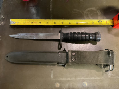 WWII Ariel Manufactured US M4 Bayonet B&C Co. M8A1 Scabbard