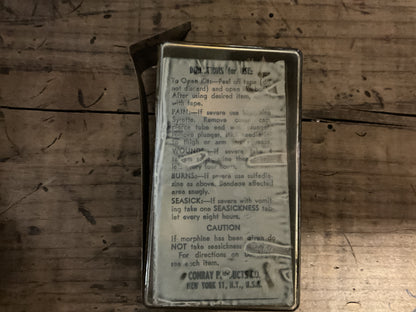 U.S. Navy Aviator Individual First Aid Kit S2-1063-Conrad Products w/ Contents