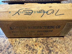 WWII RAYTHEON U.S. NAVY TUBE TYPE 706EY