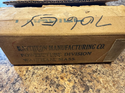 WWII RAYTHEON U.S. NAVY TUBE TYPE 706EY