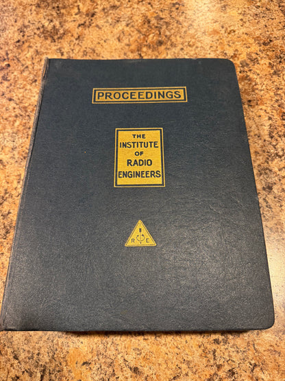 WWII 1942 Proceedings of the Institute of Radio Engineers Vol. 30 Bound