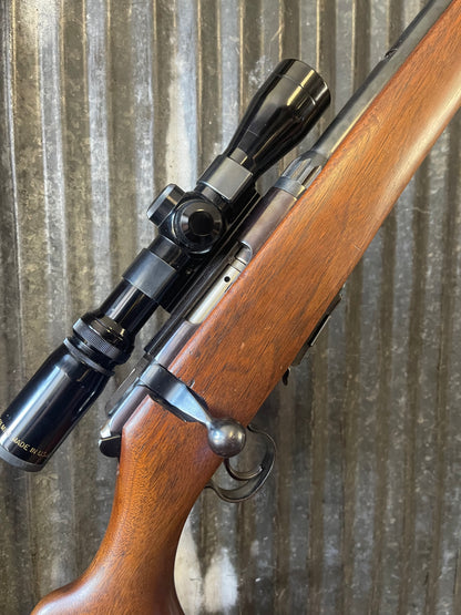 Savage Model 342 .22 Hornet Bolt Action Rifle w/ Burris 3-9x Scope