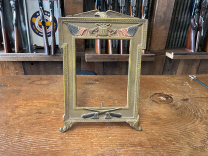 WWI BRASS Picture Frame