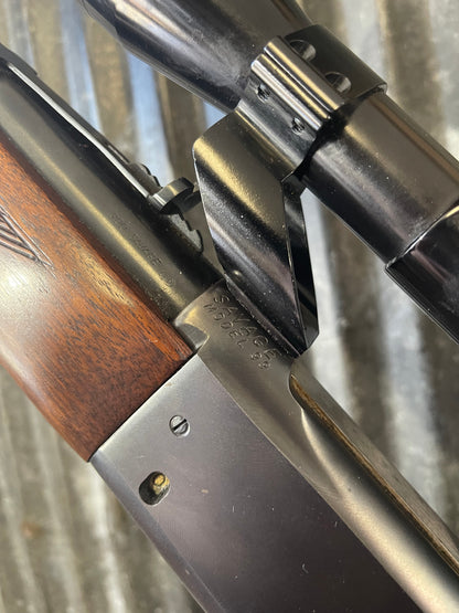 Savage Model 99 Lever Action Rifle in .300 Savage w/ Burris 4x Scope