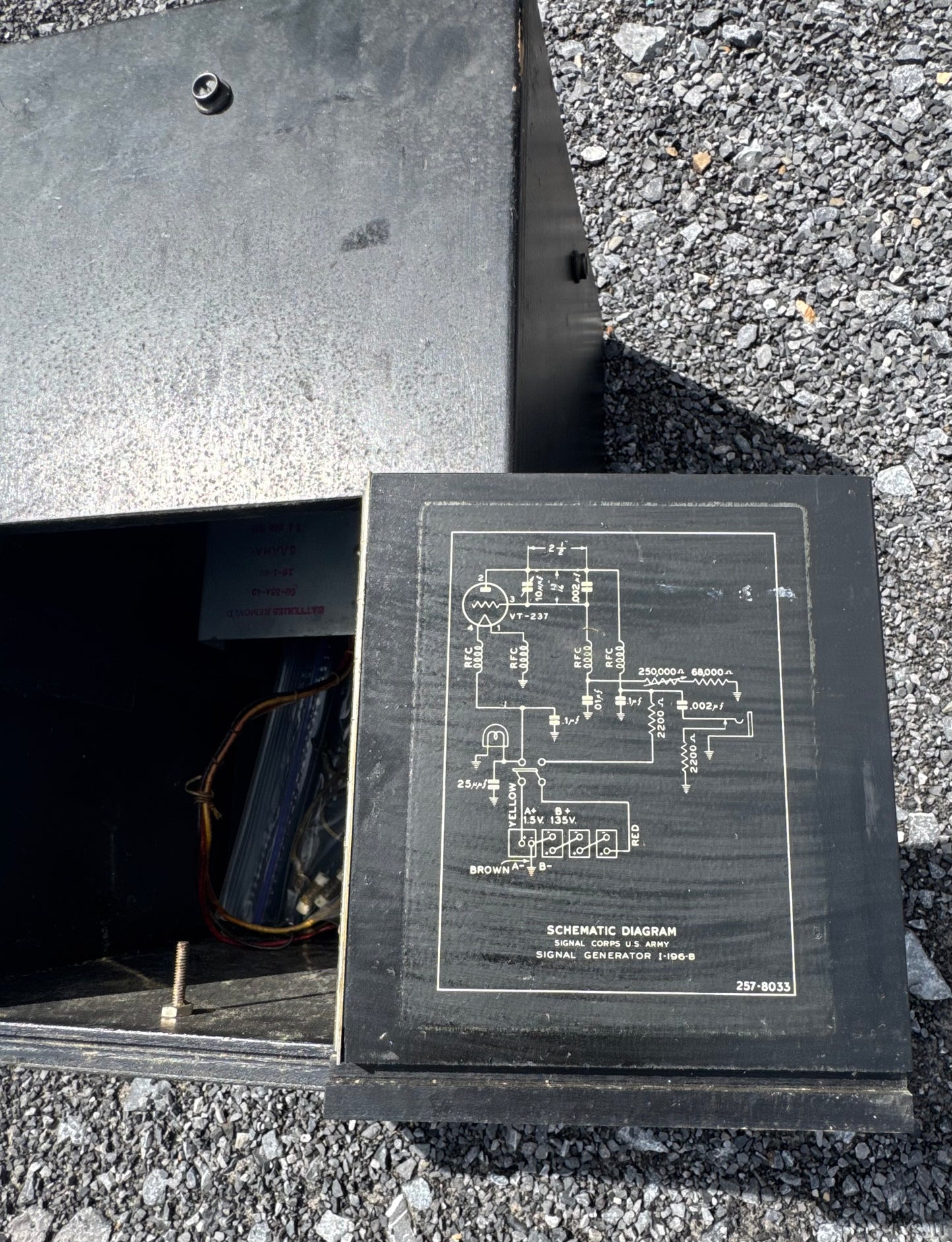 WWII U.S. Army Signal Corps I-196-B Signal Generator – Philco Corp. – Field Test Equipment