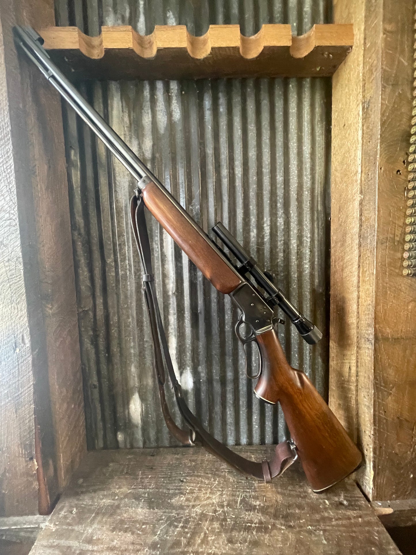Marlin Model 39A JM Stamped Lever Action Rifle – .22 LR – Weaver D4 Scope – Good Used Condition