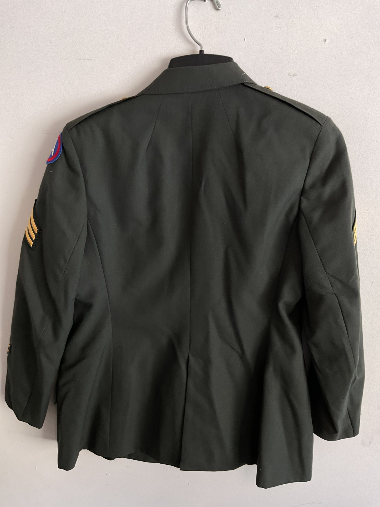 Vietnam War Era U.S. Army Women’s Service Dress Coat - Sergeant Rank with Army Service Forces Patch - Size 15R