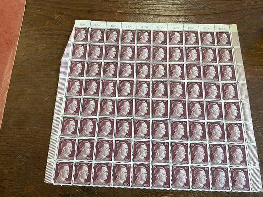 German Postage Stamps “burgandy 60”