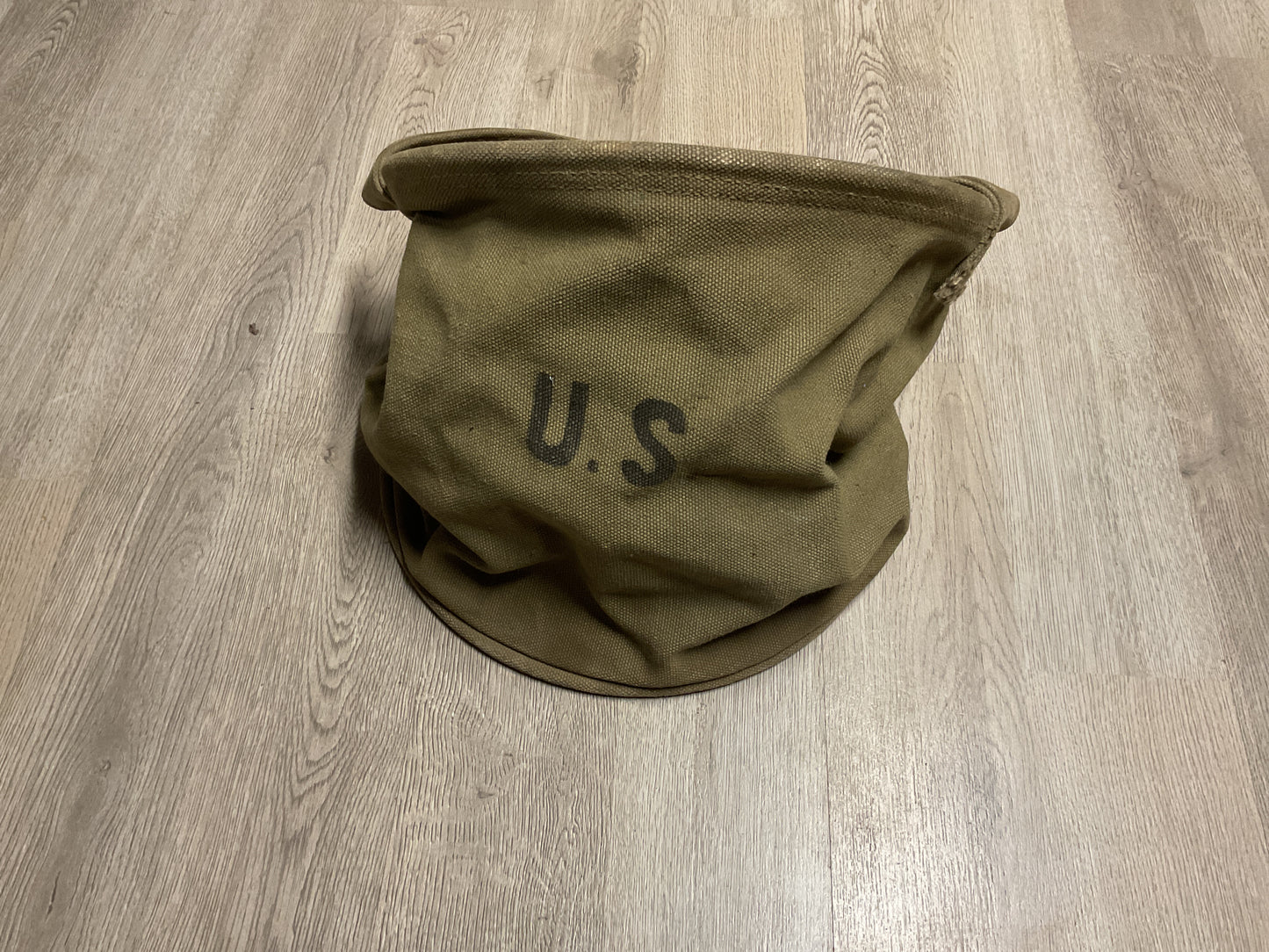 Original WWII U.S. Army Canvas Water Bucket