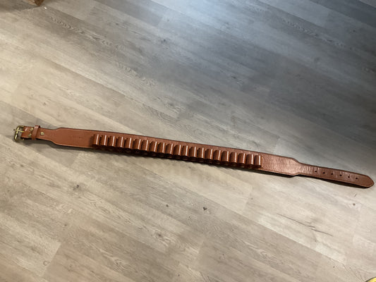 Leather Shotgun Belt marked 12 gauge