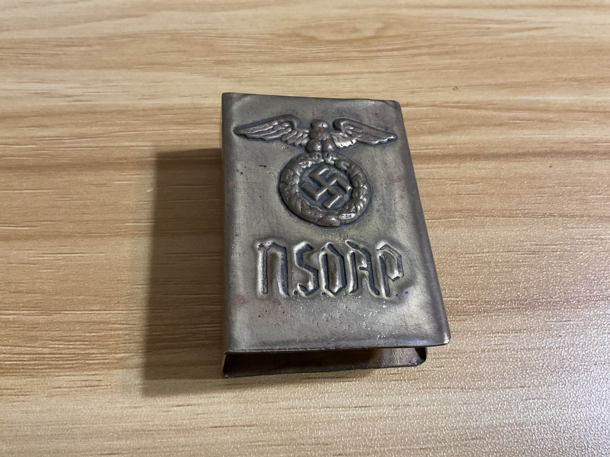 German NSDAP Matchbox Holder-Swastika & Eagle-Berlin Marked