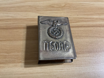 German NSDAP Matchbox Holder-Swastika & Eagle-Berlin Marked