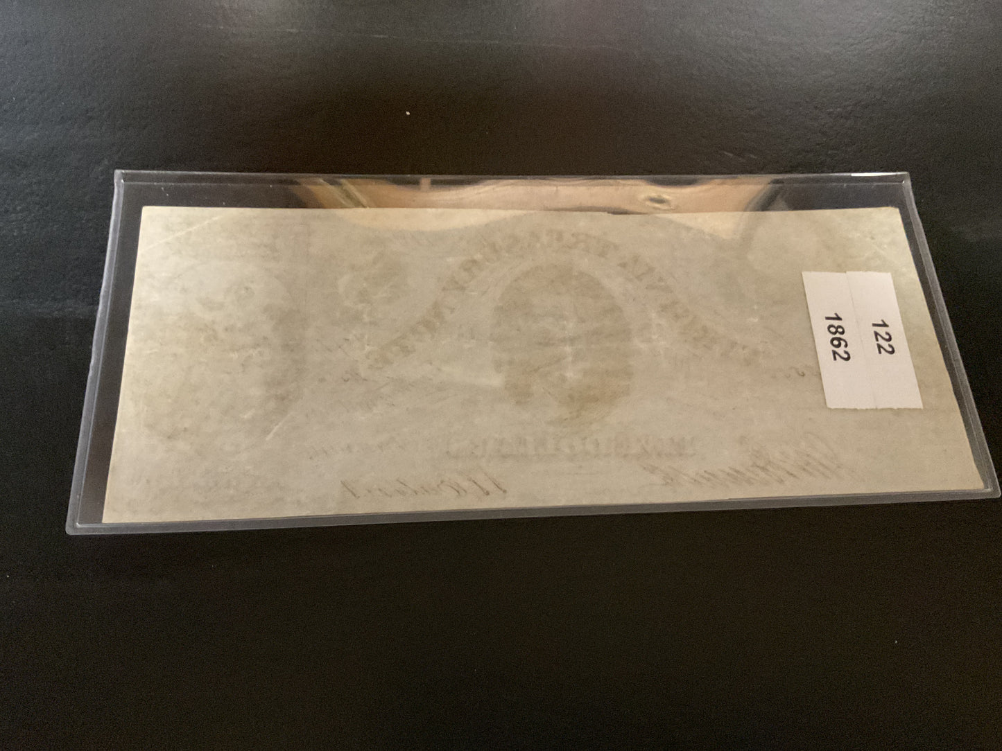 Confederate State of Virginia Five Dollar Treasury Note Civil War
