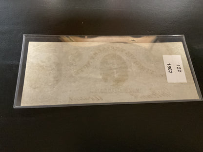 Confederate State of Virginia Five Dollar Treasury Note Civil War