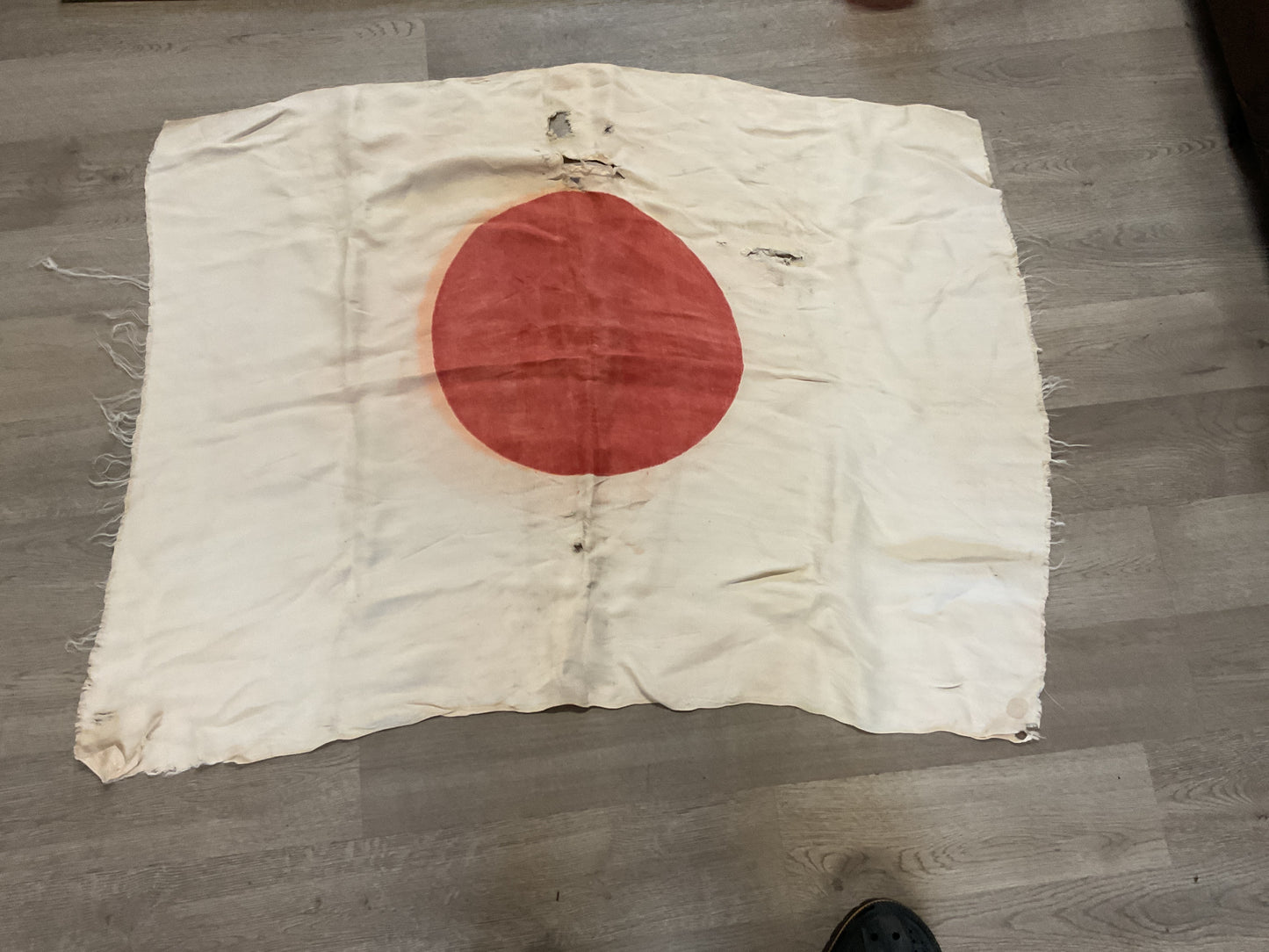 WWII Japenese National Battle Flag (Rare Silk Version)