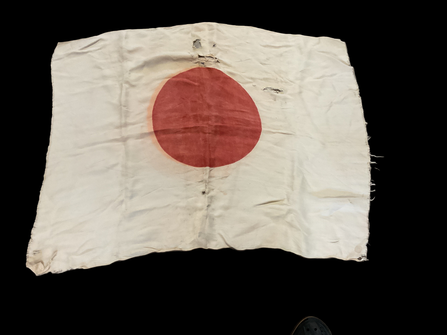 WWII Japenese National Battle Flag (Rare Silk Version)